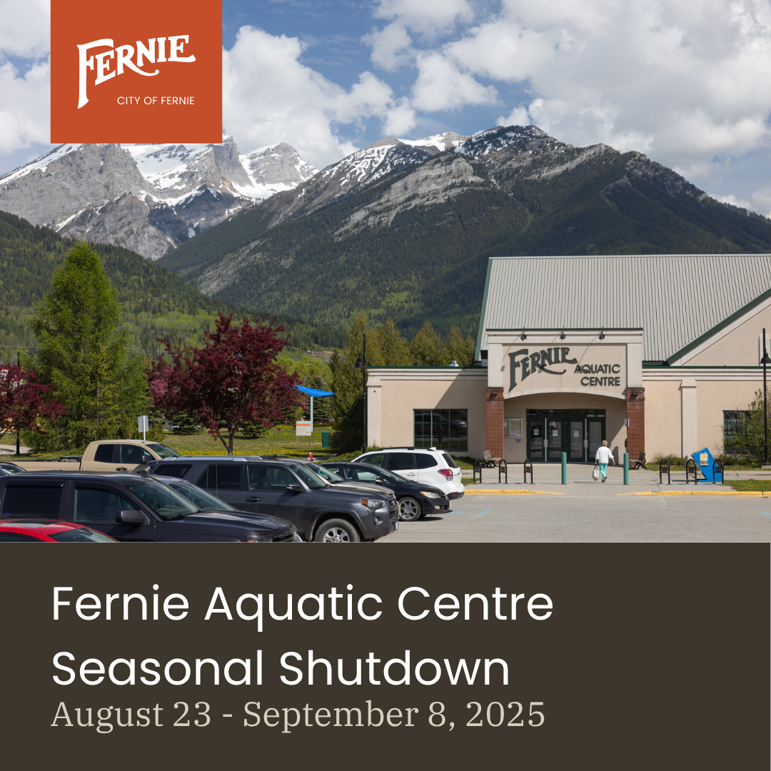 City of Fernie | Seasonal Shutdown Fernie Aquatic Centre